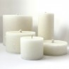 Super White Outdoor Candle Diam 15 x 14 cm