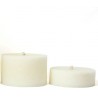 Super White Outdoor Candle Diam 23 x 7 cm