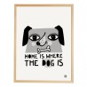 Affiche Home Is Where The Dog Is going Danish