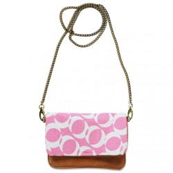 Sac d'Epaule 3 en 1 Kelly Rose en Cuir et Canvas Bakker