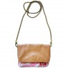 Sac d'Epaule 3 en 1 Kelly Rose en Cuir et Canvas Bakker