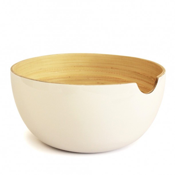 White Serving Bowl RISO Ekobo