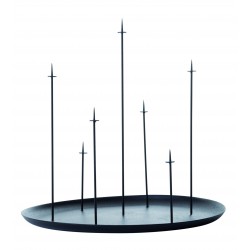 Bougeoir Multi Candle Pin Noir Eno