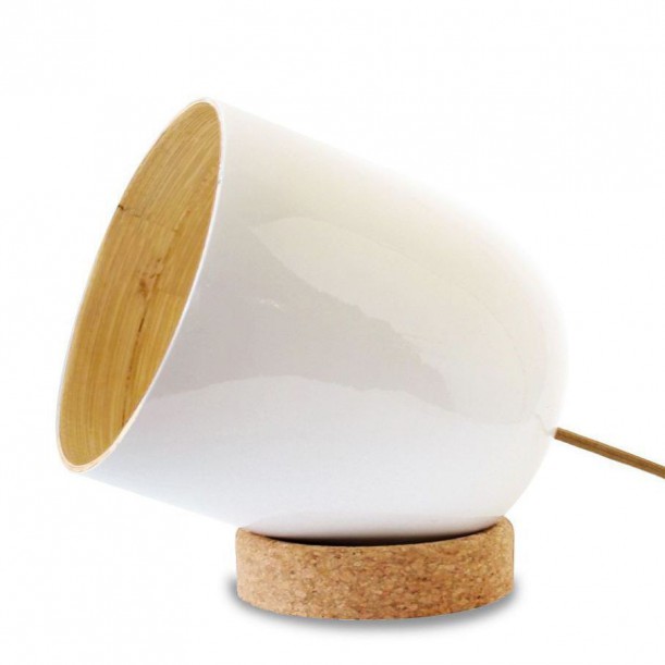 BRIO WHITE Medium Table Lamp Ekobo