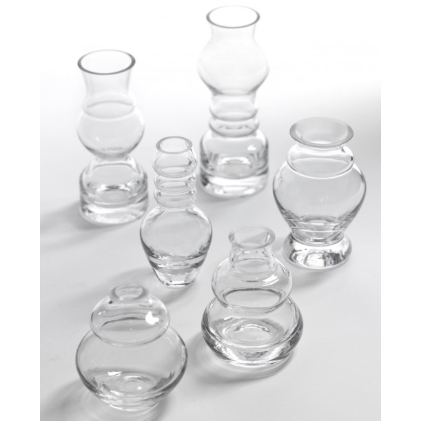 Set of 6 Transparent Soliflores Rene Barba Serax