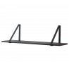 2 Equerres Noires pour étagère The Shelf Ferm Living