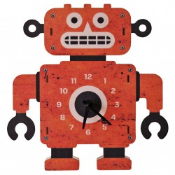 Horloge Murale Robot pour Enfants Modern Moose