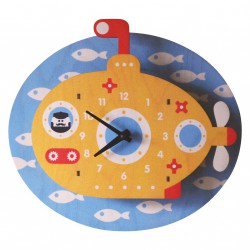 Horloge Murale Périscope pour Enfants Modern Moose