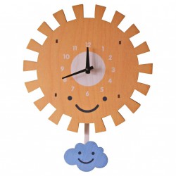 Horloge Murale à Balancier Sun pour Enfants Modern Moose