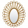 Miroir Vintage Ovale Rotin Bakker