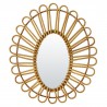 Rattan Vintage Mirror Oval Bakker