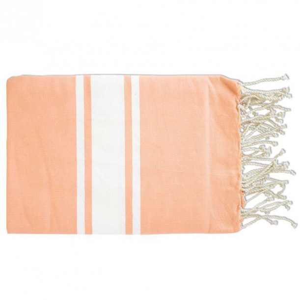 Fouta Tissage Plat Melon