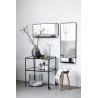 Horizontal Wall Mirror Chic with Shelfe and Black Edge House Doctor
