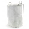 Laundry Bag Canvas with White metallic holder Marie Serax
