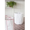 Laundry Bag Canvas with White metallic holder Marie Serax