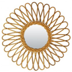 Rattan Vintage Mirror Atom Bakker