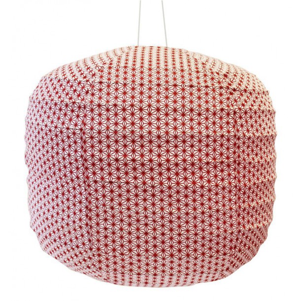 Large Fabric Lantern X Red Bakker