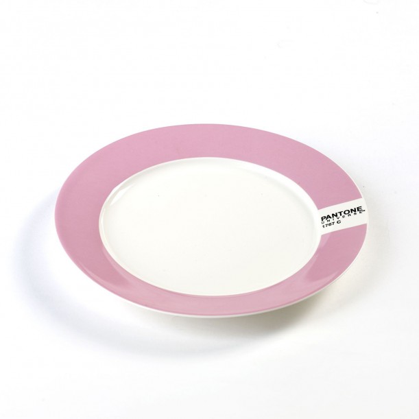 Small Plate Pink 1767C Pantone Diam 20 cm Serax