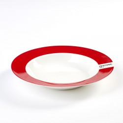 Assiette Creuse Pantone Rouge 186C Diam 22 cm Serax