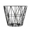 Wire Basket Black Medium Ferm Living