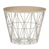 Wire Basket Black Medium Ferm Living