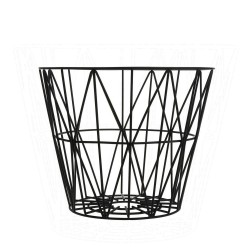 Corbeille Wire Noir Small Ferm Living