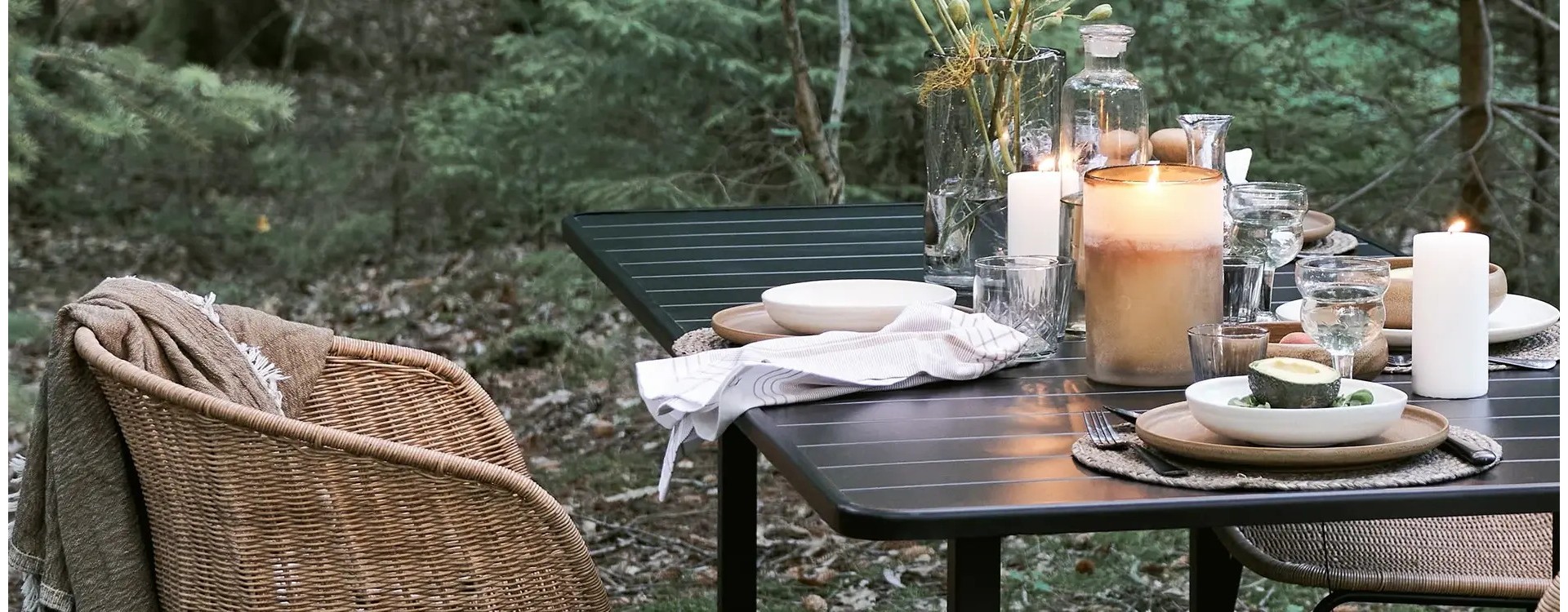 Lanterne de jardin avec bougie en fer ou laiton Il Fanale